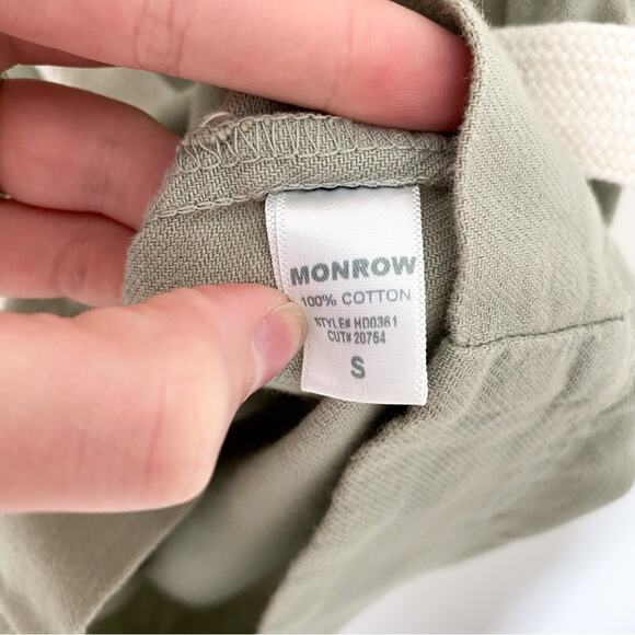 NWT Monrow Twill Pocket Dress - Picture 5 of 7